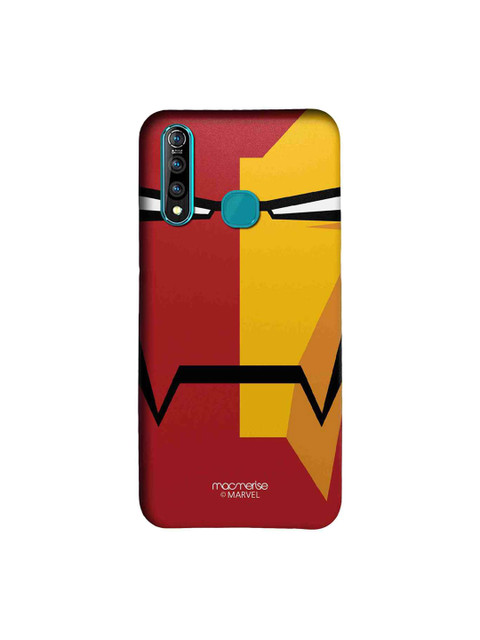 

macmerise Red & Yellow Marvel Comics Face Focus Ironman Printed Vivo Z1 Pro Case