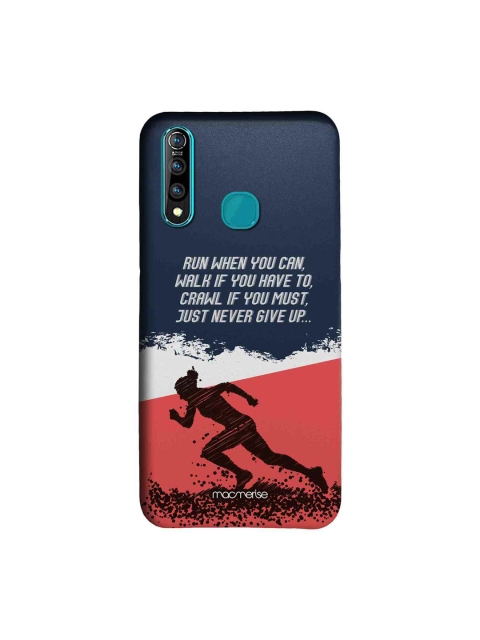 

macmerise Navy Blue & Red Running Motivation Sublime Vivo Z1 Pro Mobile Case