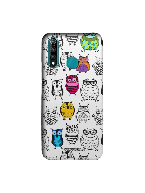 

macmerise White & Black Owl Art Sublime Vivo Z1 Pro Mobile Case