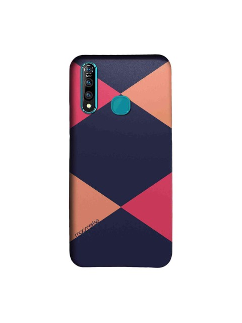 

macmerise Blue & Pink Criss Cross Illustration Sublime Vivo Z1 Pro Case