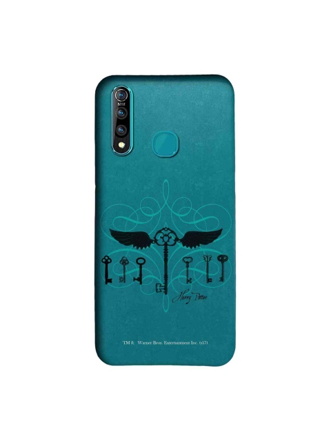 

macmerise Teal Blue & Black Harry Potter Keys Sublime Vivo Z1 Pro Back Cover