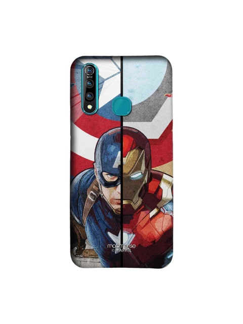 

macmerise Navy Blue & Red Man Vs Machine Sublime Vivo Z1 Pro Mobile Case
