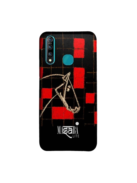 

macmerise Black & Red Masaba Checkered Horse Sublime Vivo Z1 Pro Mobile Case