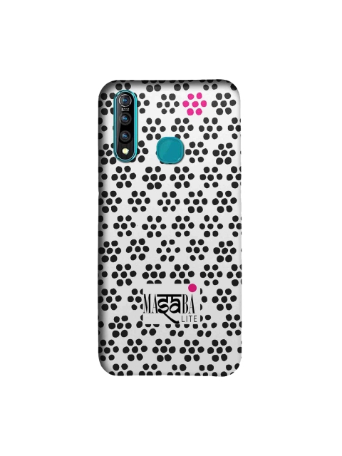 

macmerise White & Black Masaba Boondi Print Sublime Vivo Z1 Pro Mobile Case