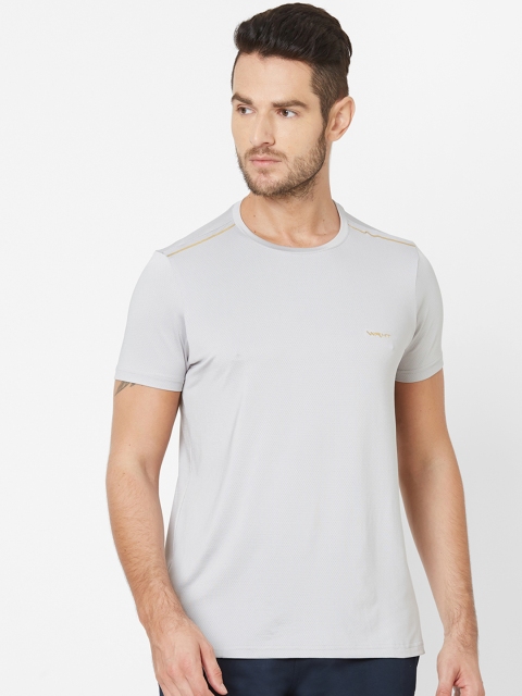 

Sweet Dreams Men Grey Melange Solid Round Neck T-shirt