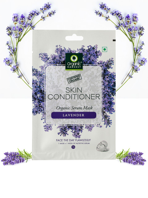 

Organic Harvest Unisex Aroma Sheet Mask Lavender 20 g, White