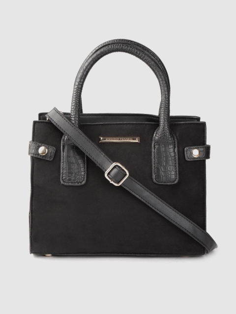 

DOROTHY PERKINS Black Solid Handheld Bag