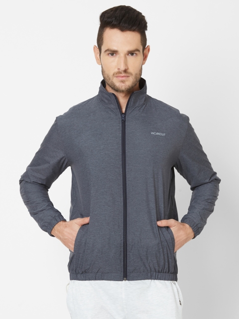 

Sweet Dreams Men Navy Blue Solid Running Jacket