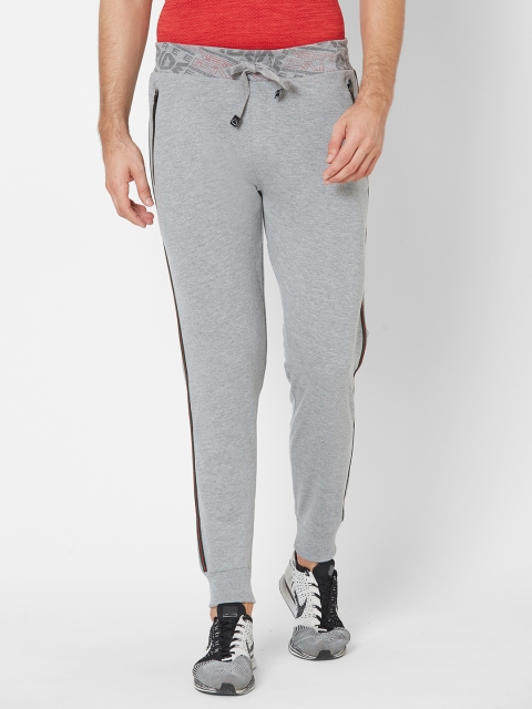 

Sweet Dreams Men Grey Melange Solid Slim-Fit Joggers