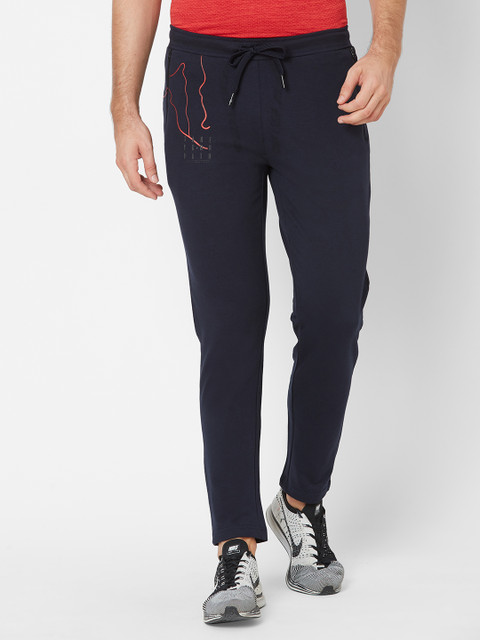 

Sweet Dreams Men Navy Slim Fit Solid Track Pants, Navy blue