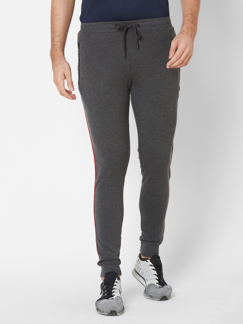 

Sweet Dreams Charcoal Grey Solid Slim-Fit Joggers