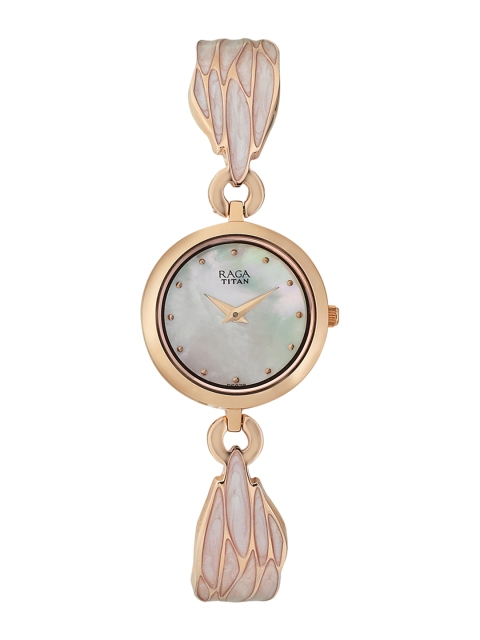 

Titan Raga Moonlight Women White Analogue watch NL2540WM02