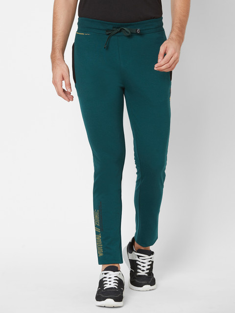 

Sweet Dreams Men Teal Green Slim-Fit Solid Track Pants
