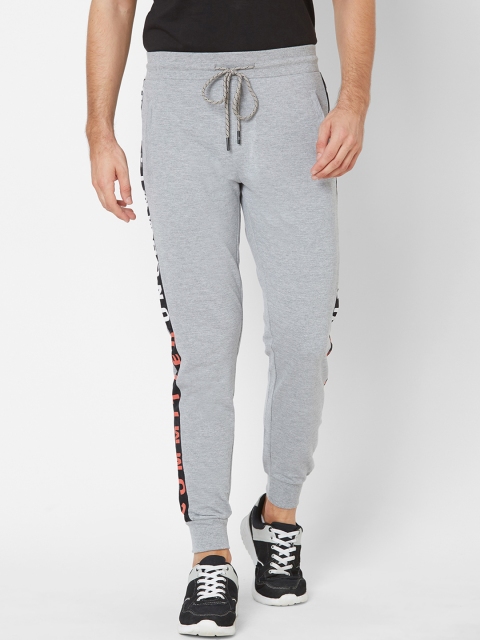 

Sweet Dreams Grey Melange Solid Slim-Fit Joggers