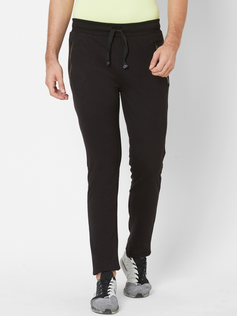 

Sweet Dreams Black Solid Slim-Fit Trackpants
