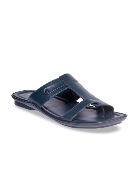 

Khadims Men Navy Blue Comfort Sandals