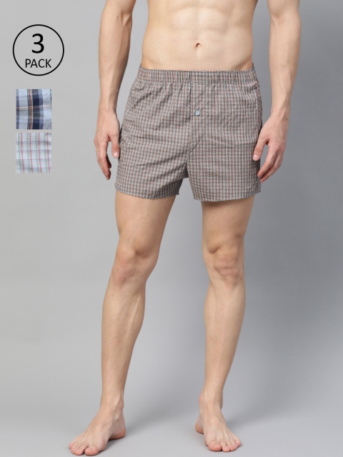 

Marks & Spencer Men Pack of 3 Checked Boxers T143769, Multi