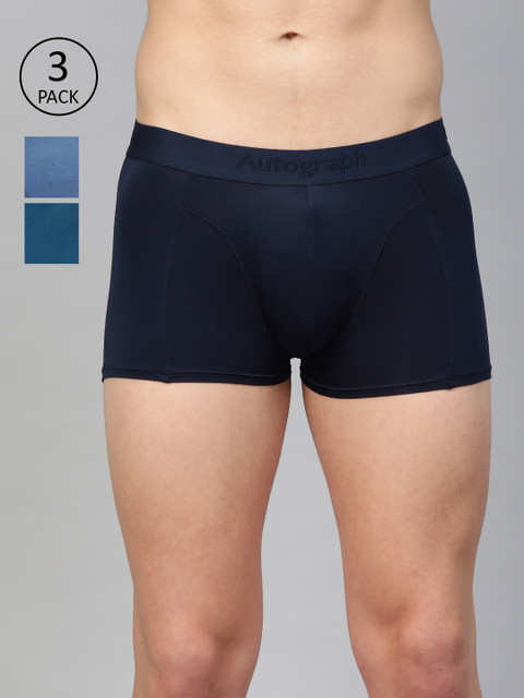 

Marks & Spencer Men Pack Of 3 Trunks T146017A, Blue