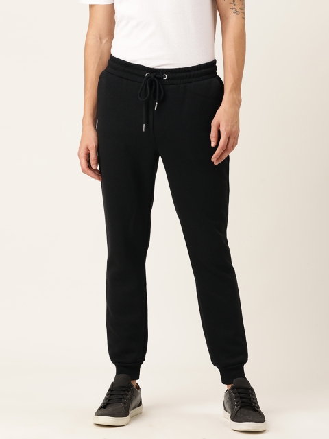 

FOREVER 21 Men Black Solid Straight Fit Joggers