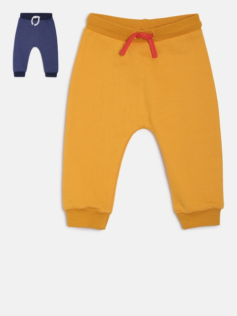 

MINI KLUB Boys Pack Of 2 Solid Lounge Pants, Blue