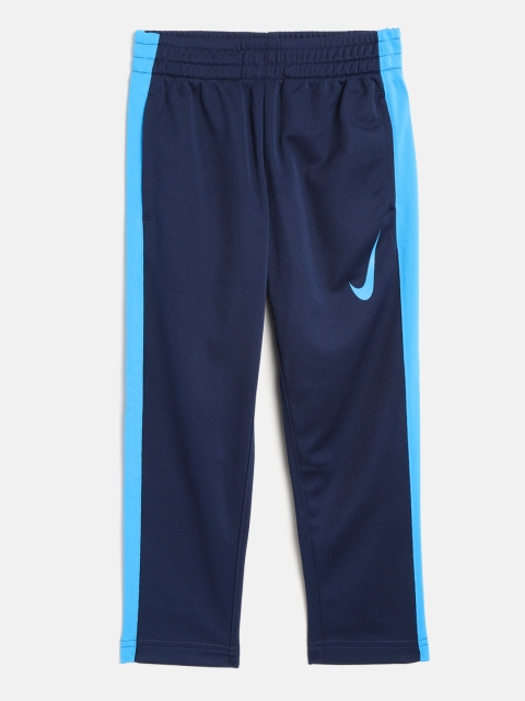 

Nike Boys Navy Performance Knit Solid Slim Fit Track Pants, Navy blue