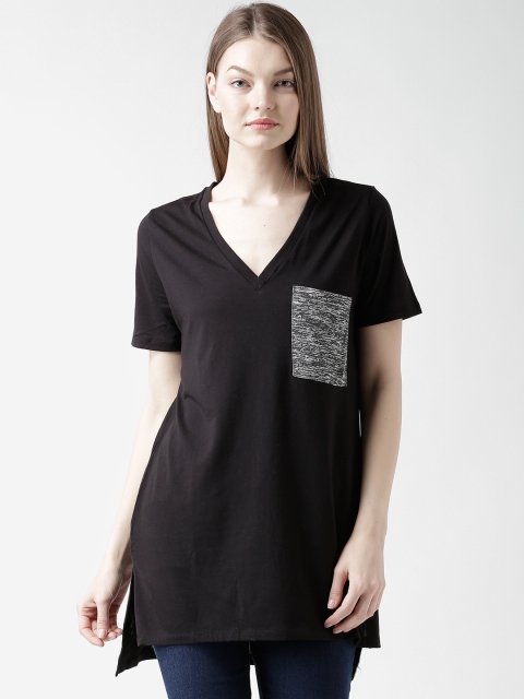 

FOREVER 21 Black Long Top