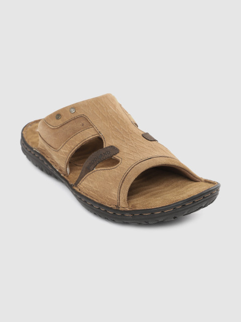 

Woodland Men Brown Nubuck Comfort Sandals