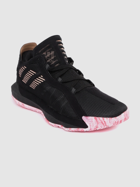 

ADIDAS Men Black Solid Dame 6 Basketball Shoes