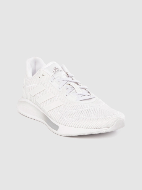 

ADIDAS Women White Woven Design Galaxar Running Shoes