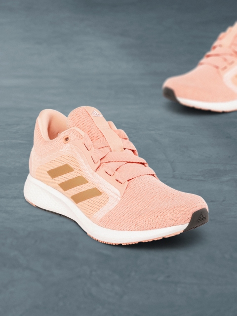 

ADIDAS Women Peach-Coloured Woven Design Edge Lux 4 Training Shoes