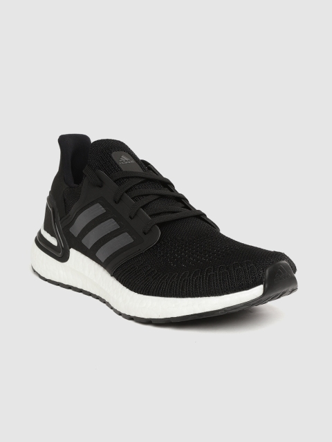 

ADIDAS Men Black Ultraboost 20 Woven Design Running Shoes
