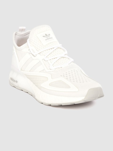 

ADIDAS Originals Men White ZX 2K Boost Solid Sneakers
