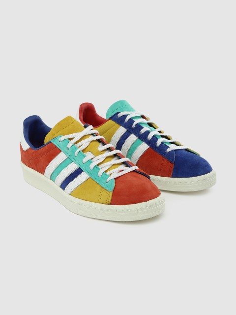 

ADIDAS Originals Men Multicoloured CAMPUS 80s Leather Sneakers, Multi