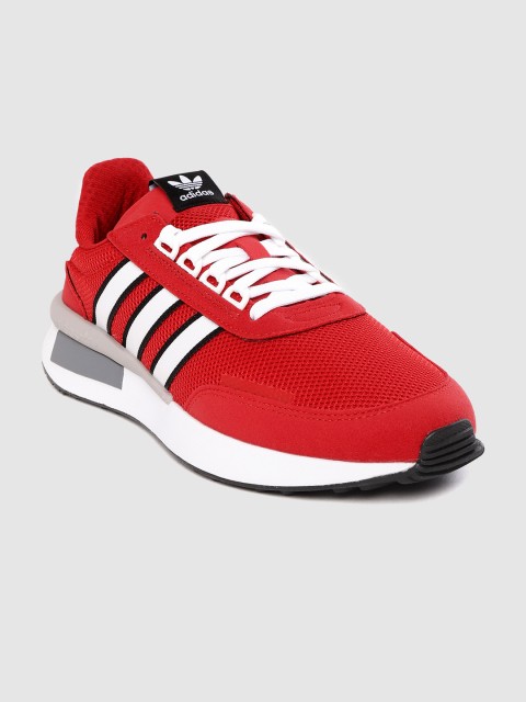 

ADIDAS Originals Men Red Woven Design Retroset Sneakers