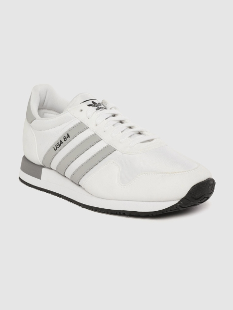 

ADIDAS Originals Men White & Grey USA 84 Sneakers