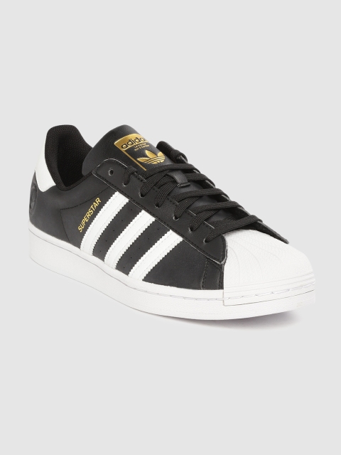 

ADIDAS Originals Men Black Solid Superstar Vegan Sneakers