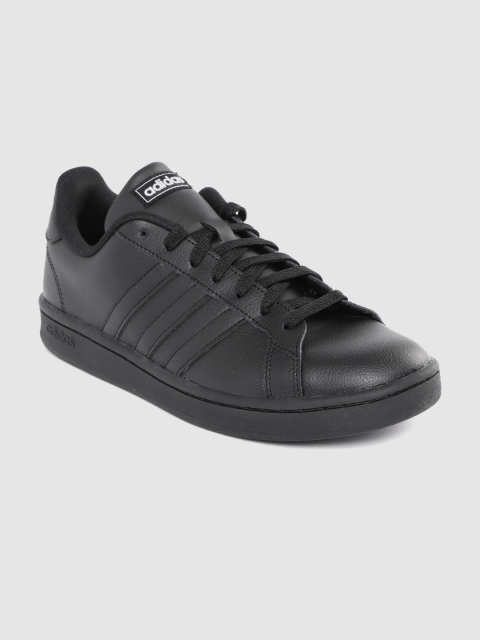 

ADIDAS Men Black Grand Court Solid Sneakers