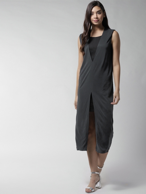 

FOREVER 21 Charcoal Grey Midi Dress