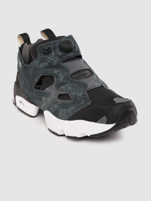 

Reebok Classic Men Black & Green Printed Instapump Fury OG NM Sneakers