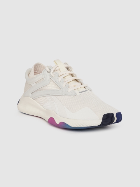 

Reebok Women Off-White Woven Design Hiit Training Shoes