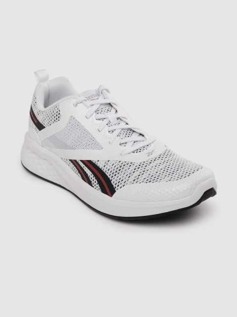 

Reebok Men White & Blue Woven Design Gs-Crafton Running Shoes