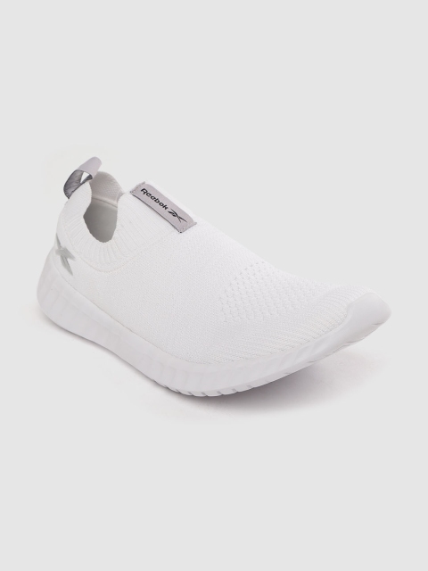 

Reebok Men White Woven Design Druhan Running Shoes
