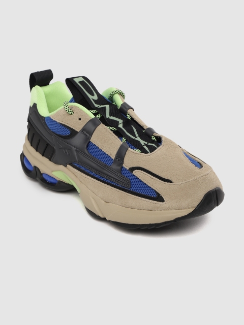 

Reebok Classic Unisex Beige & Blue Colourblocked DMX6 MMXX Sneakers