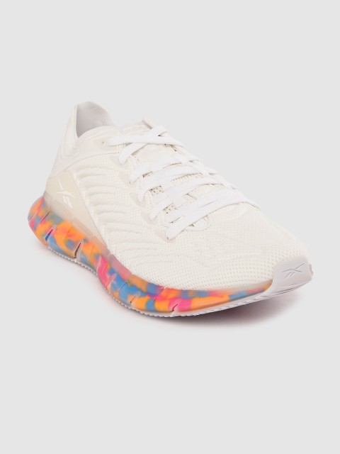 

Reebok Women White Textured Zig Kinetica Running Shoes