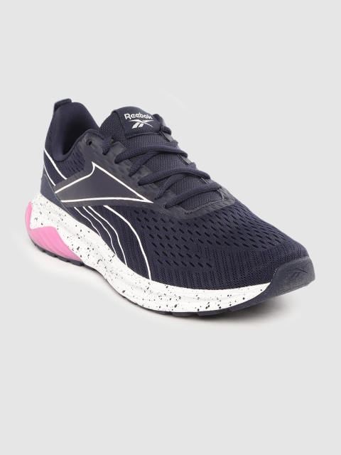 

Reebok Women Navy Blue Woven Design Liquifect 180 2.0 SPT Running Shoes