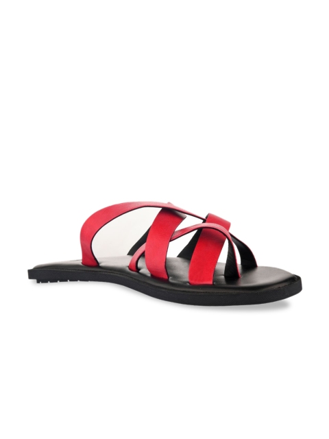 

WCFC Men Red & Black Comfort Sandals