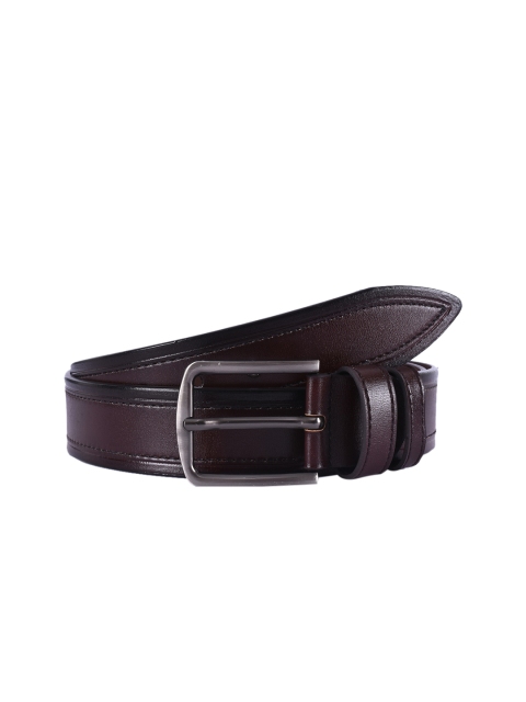 

BuckleUp Men Coffee Brown Solid Belt