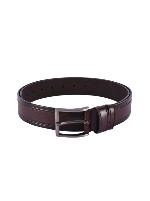 

BuckleUp Men Coffee Brown Solid Belt
