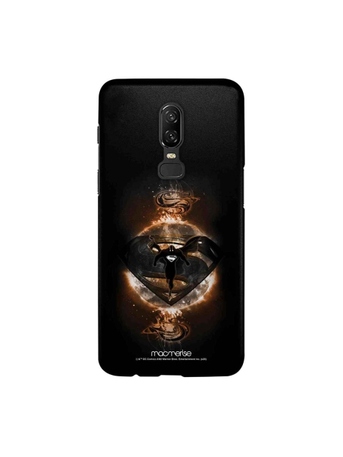 

macmerise Black & Yellow DC Comics Superman Rage Sublime OnePlus 6 Back Case