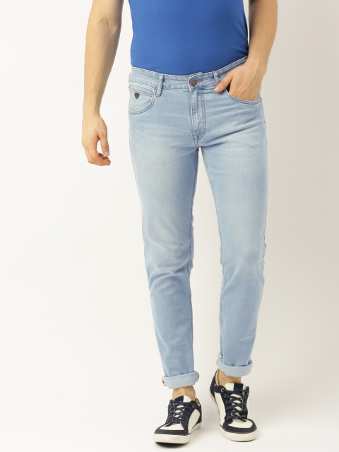

John Players Men Grey Slim Fit Low-Rise Clean Look Stretchable Jeans